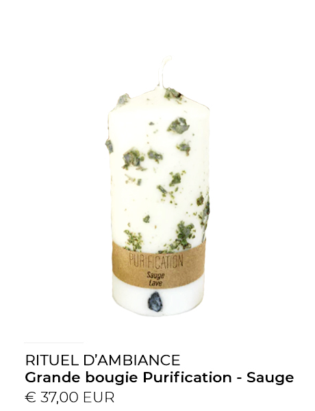 Bougie purifiante à la sauge 